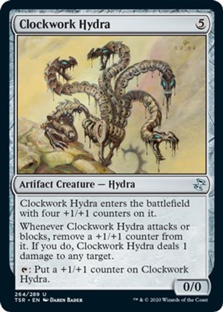 2021 Magic: The Gathering: Time Spiral: Remastered (TSR) - Clockwork Hydra (#264, Uncommon) (, Near Mint)