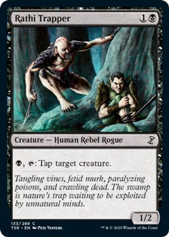 2021 Magic: The Gathering: Time Spiral: Remastered (TSR) - Rathi Trapper (#133, Common) (, Near Mint)