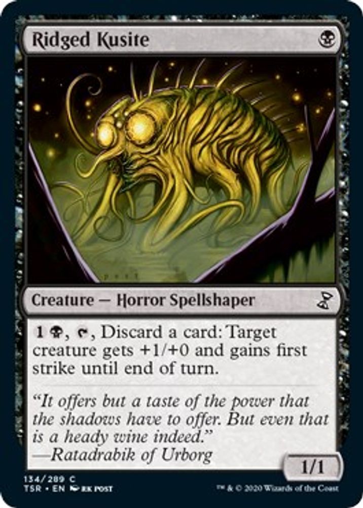 2021 Magic: The Gathering: Time Spiral: Remastered (TSR) - Ridged Kusite (#134, Common) (, Near Mint)