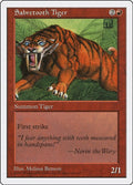 1997 Magic: The Gathering: Fifth Edition (5ED) - Sabretooth Tiger (#264, Common) (, Near Mint)