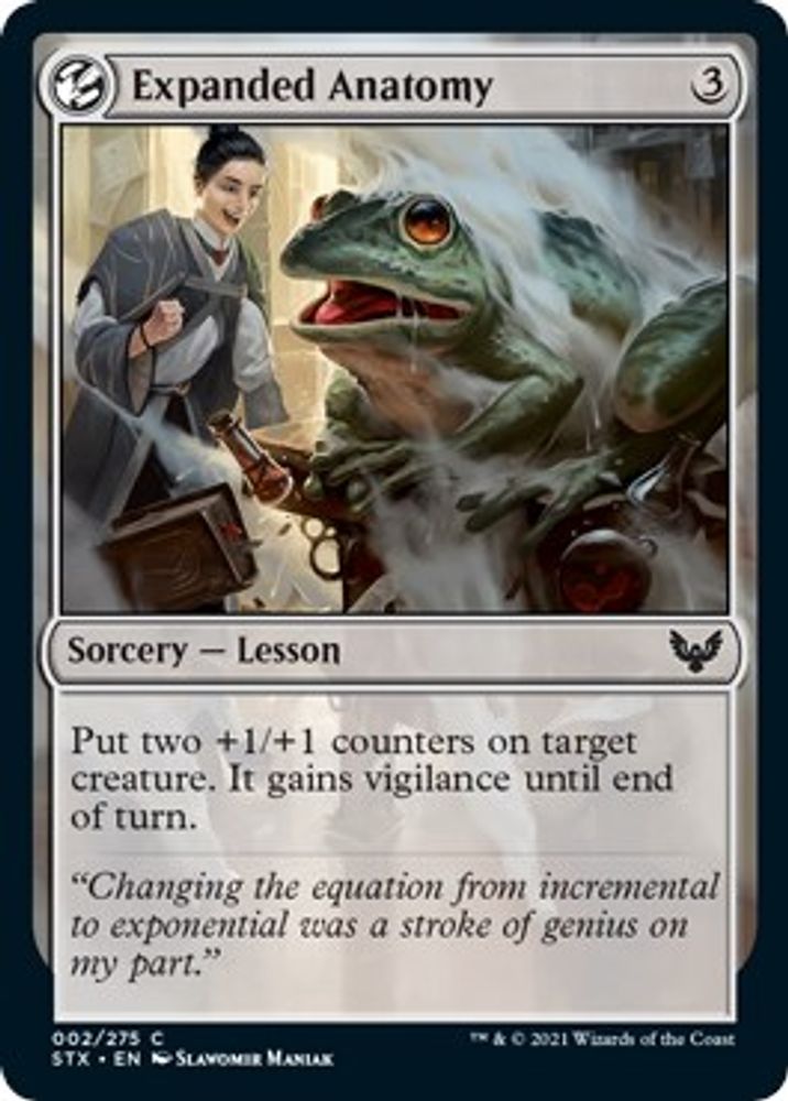 2021 Magic: The Gathering: Strixhaven: School of Mages (STX) - Expanded Anatomy (#2, Common) (, Near Mint)