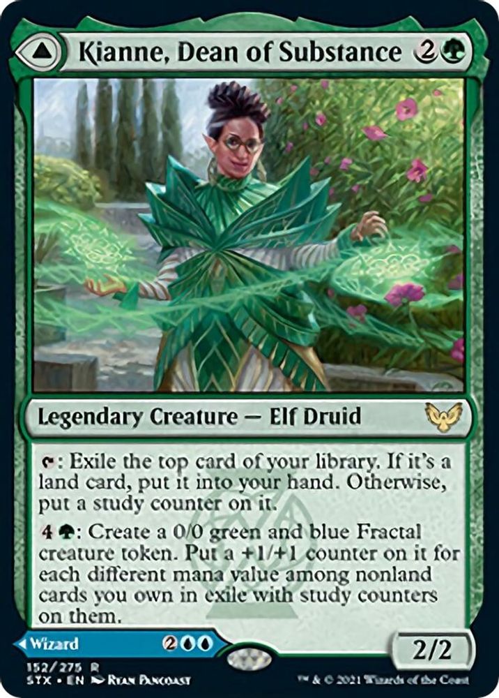 2021 Magic: The Gathering: Strixhaven: School of Mages (STX) - Kianne Dean of Substance (#152, Rare) (, Near Mint)