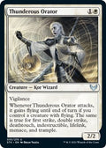 2021 Magic: The Gathering: Strixhaven: School of Mages (STX) - Thunderous Orator (#35, Uncommon) (, Near Mint)