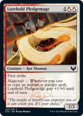 2021 Magic: The Gathering: Strixhaven: School of Mages (STX) - Lorehold Pledgemage (#201, Common) (, Near Mint)