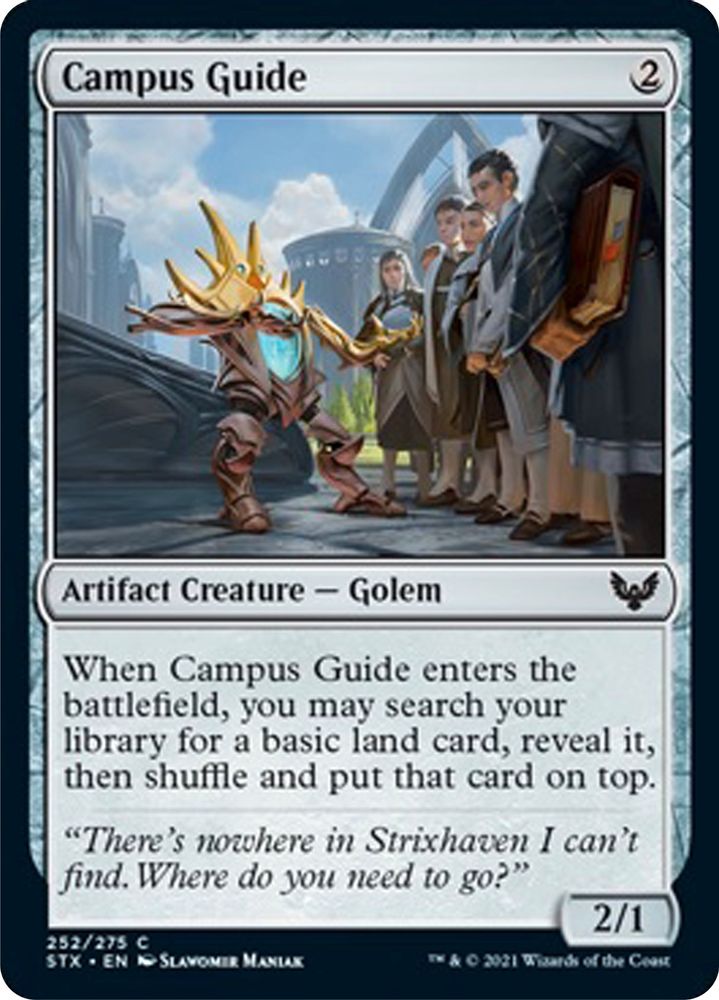 2021 Magic: The Gathering: Strixhaven: School of Mages (STX) - Campus Guide (#252, Common) (, Near Mint)