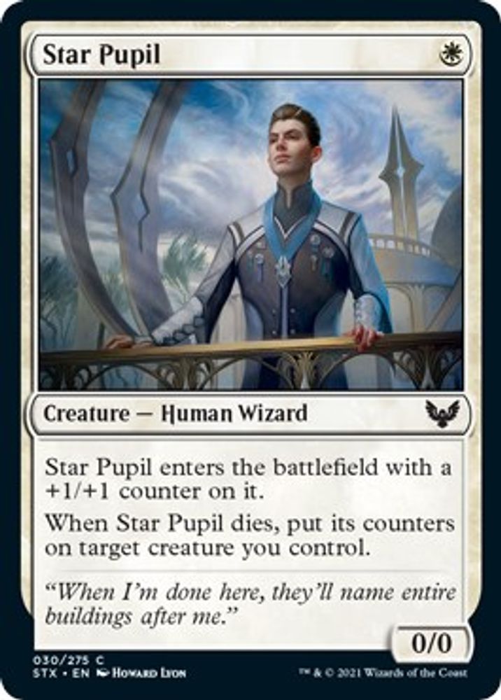 2021 Magic: The Gathering: Strixhaven: School of Mages (STX) - Star Pupil (#30, Common) (, Near Mint)