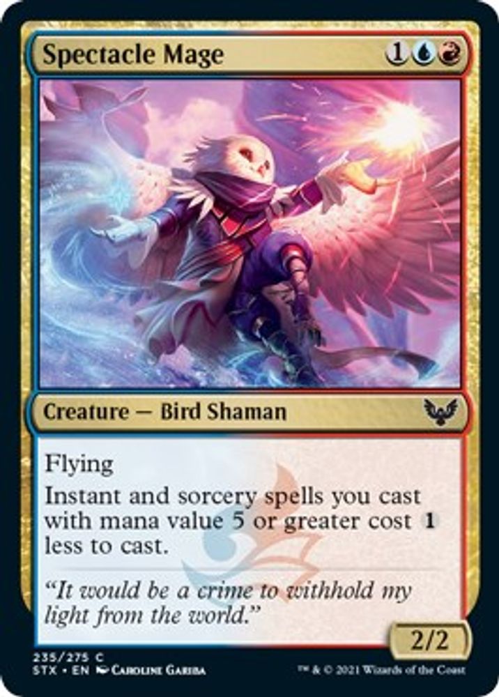 2021 Magic: The Gathering: Strixhaven: School of Mages (STX) - Spectacle Mage (#235, Common) (, Near Mint)