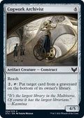 2021 Magic: The Gathering: Strixhaven: School of Mages (STX) - Cogwork Archivist (#254, Common) (, Near Mint)