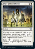 2021 Magic: The Gathering: Strixhaven: School of Mages (STX) - Show of Confidence (#28, Uncommon) (, Near Mint)