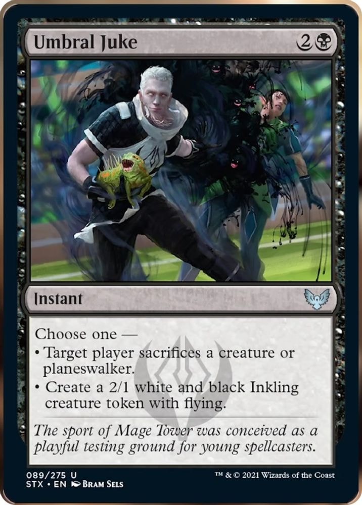 2021 Magic: The Gathering: Strixhaven: School of Mages (STX) - Umbral Juke (#89, Uncommon) (, Near Mint)