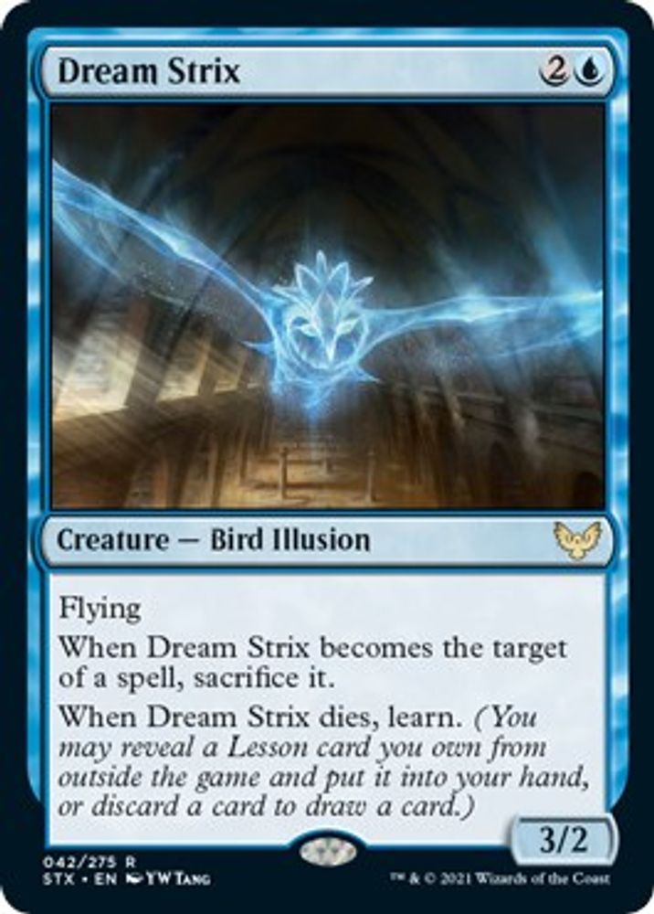 2021 Magic: The Gathering: Strixhaven: School of Mages (STX) - Dream Strix (#42, Rare) (, Near Mint)