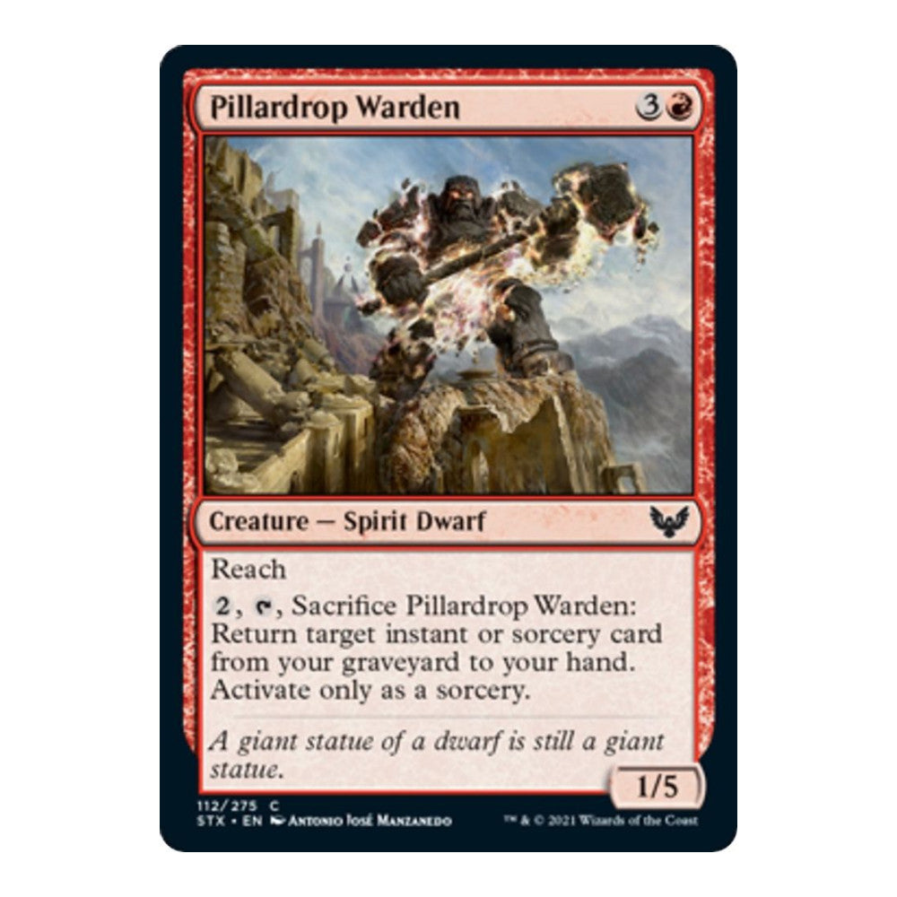 Pillardrop Warden - Strixhaven: School of Mages () - Near Mint -