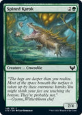 2021 Magic: The Gathering: Strixhaven: School of Mages (STX) - Spined Karok (#143, Common) (, Near Mint)