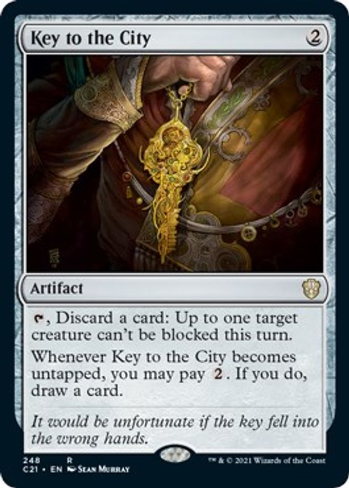 2021 Magic: The Gathering: Commander 2021 (C21) - Key to the City (#248, Rare) (, Near Mint)
