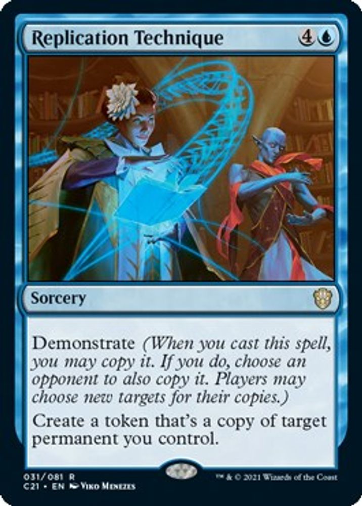 2021 Magic: The Gathering: Commander 2021 (C21) - Replication Technique (#31, Rare) (, Near Mint)