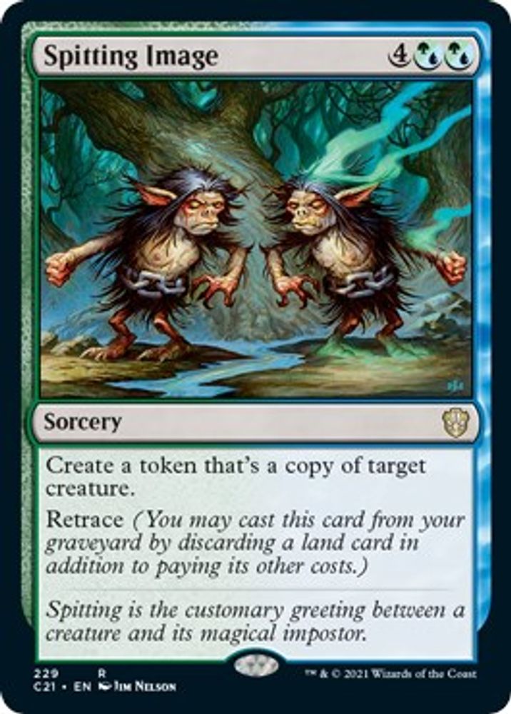 2021 Magic: The Gathering: Commander 2021 (C21) - Spitting Image (#229, Rare) (, Near Mint)