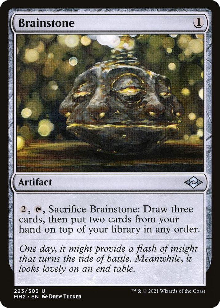2021 Magic: The Gathering: Modern Horizons 2 (MH2) - Brainstone (#223, Uncommon) (, Near Mint)
