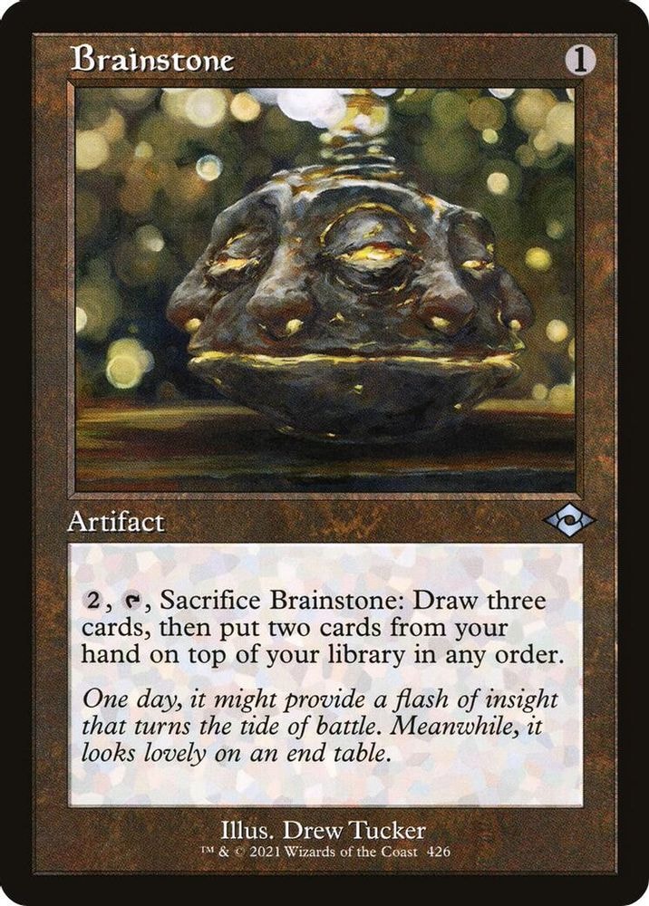2021 Magic: The Gathering: Modern Horizons 2 (MH2) - Brainstone Retro Frame (#426, Uncommon) (, Near Mint)
