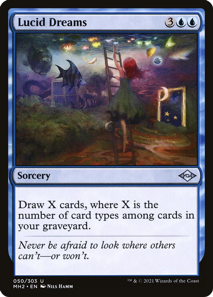 2021 Magic: The Gathering: Modern Horizons 2 (MH2) - Lucid Dreams (#50, Uncommon) (, Near Mint)