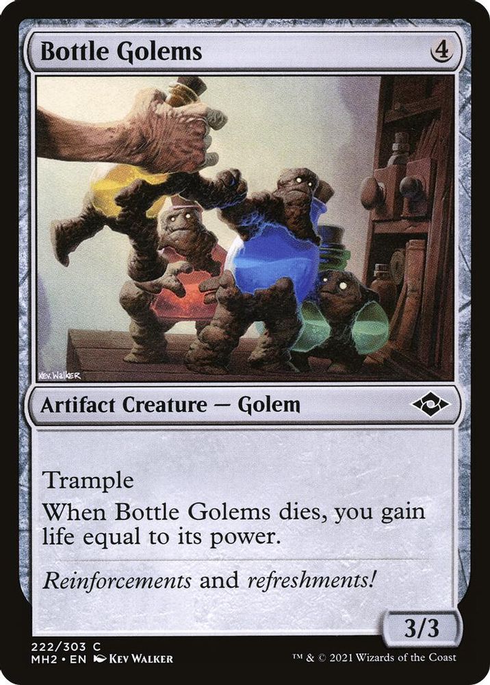 2021 Magic: The Gathering: Modern Horizons 2 (MH2) - Bottle Golems (#222, Common) (, Near Mint)