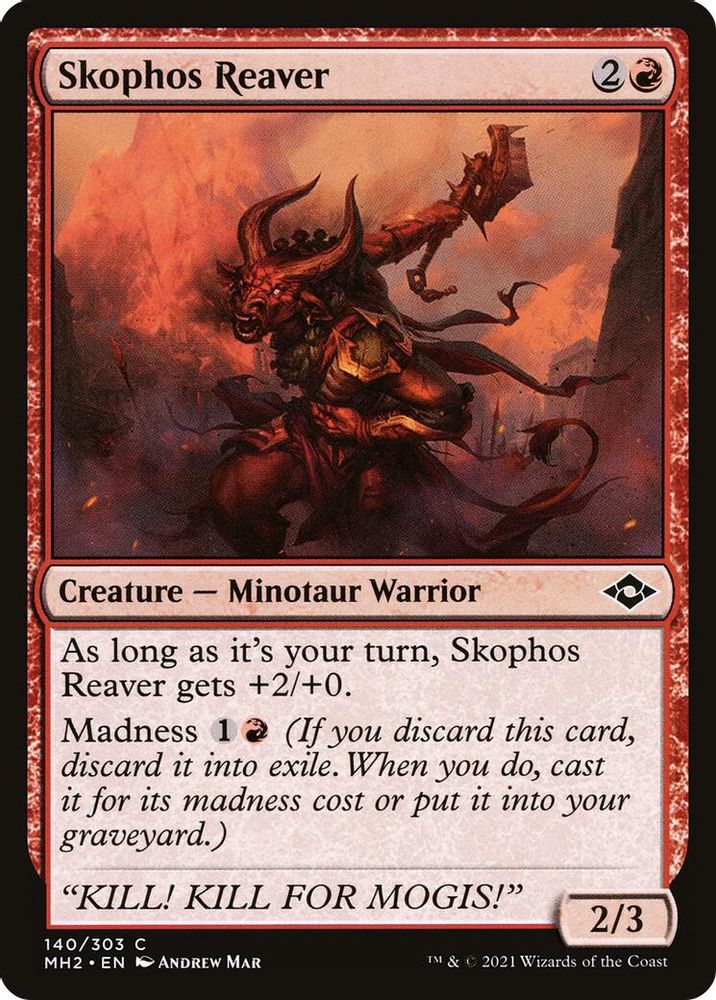 2021 Magic: The Gathering: Modern Horizons 2 (MH2) - Skophos Reaver (#140, Common) (, Near Mint)