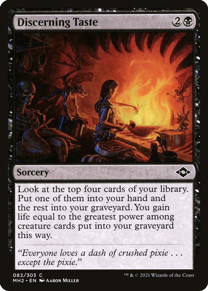2021 Magic: The Gathering: Modern Horizons 2 (MH2) - Discerning Taste (#82, Common) (, Near Mint)