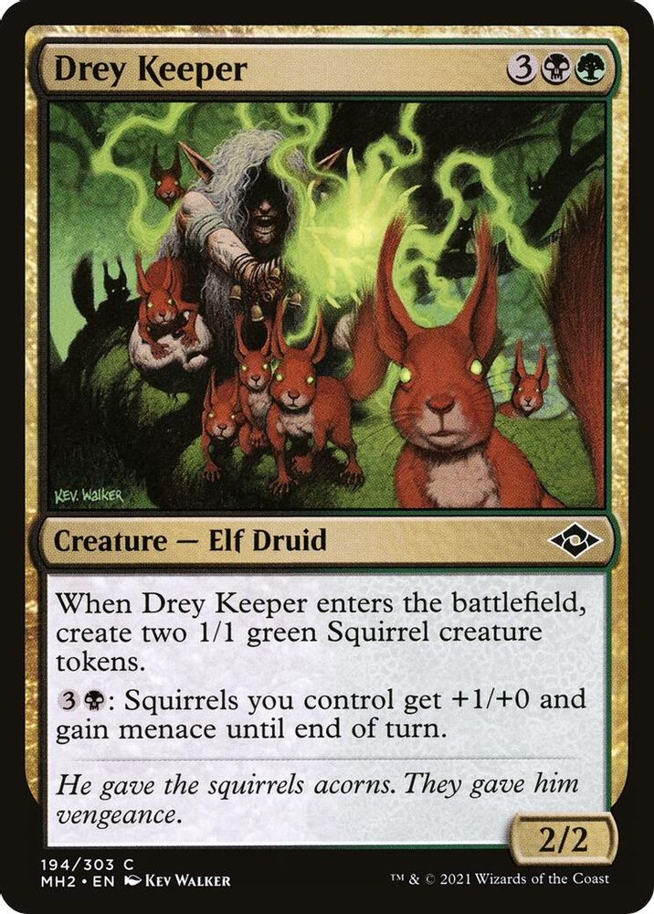 2021 Magic: The Gathering: Modern Horizons 2 (MH2) - Drey Keeper (#194, Common) (, Near Mint)