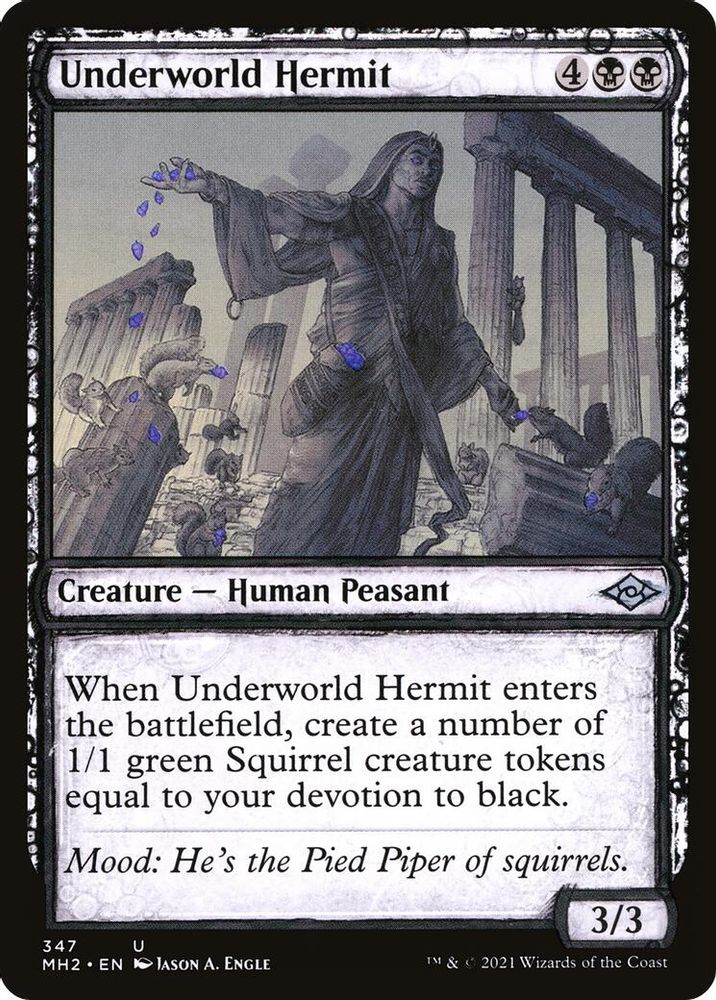 2021 Magic: The Gathering: Modern Horizons 2 (MH2) - Underworld Hermit Showcase (#347, Uncommon) (, Near Mint)