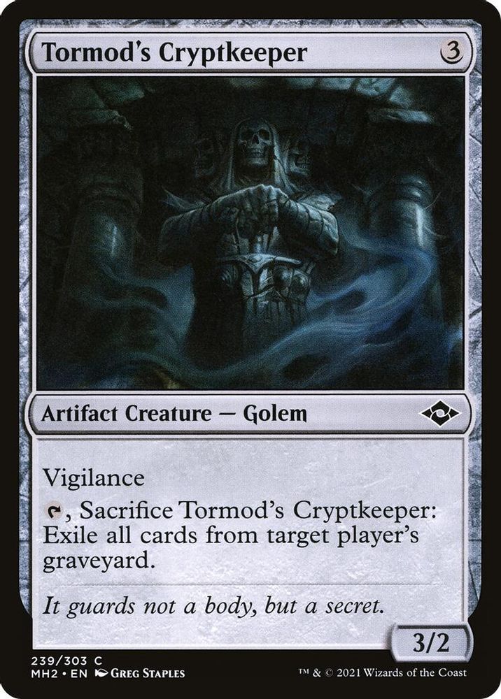 2021 Magic: The Gathering: Modern Horizons 2 (MH2) - Tormods Cryptkeeper (#239, Common) (, Near Mint)