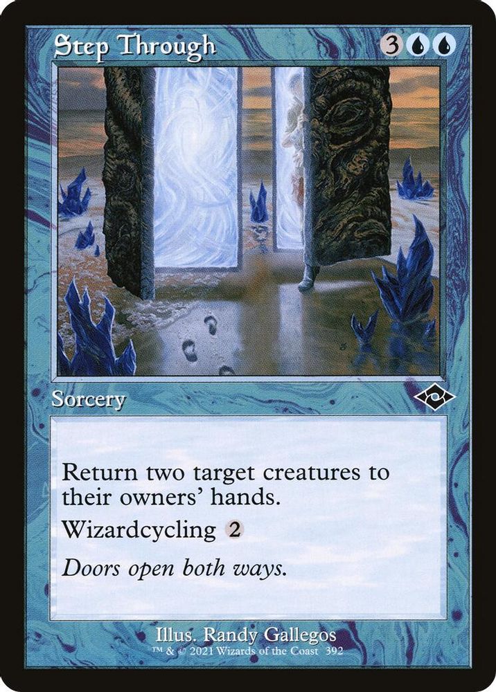 2021 Magic: The Gathering: Modern Horizons 2 (MH2) - Step Through Retro Frame (#392, Common) (, Near Mint)