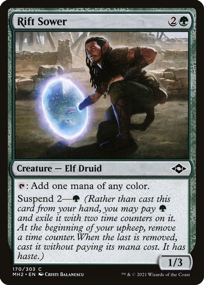 2021 Magic: The Gathering: Modern Horizons 2 (MH2) - Rift Sower (#170, Common) (, Near Mint)