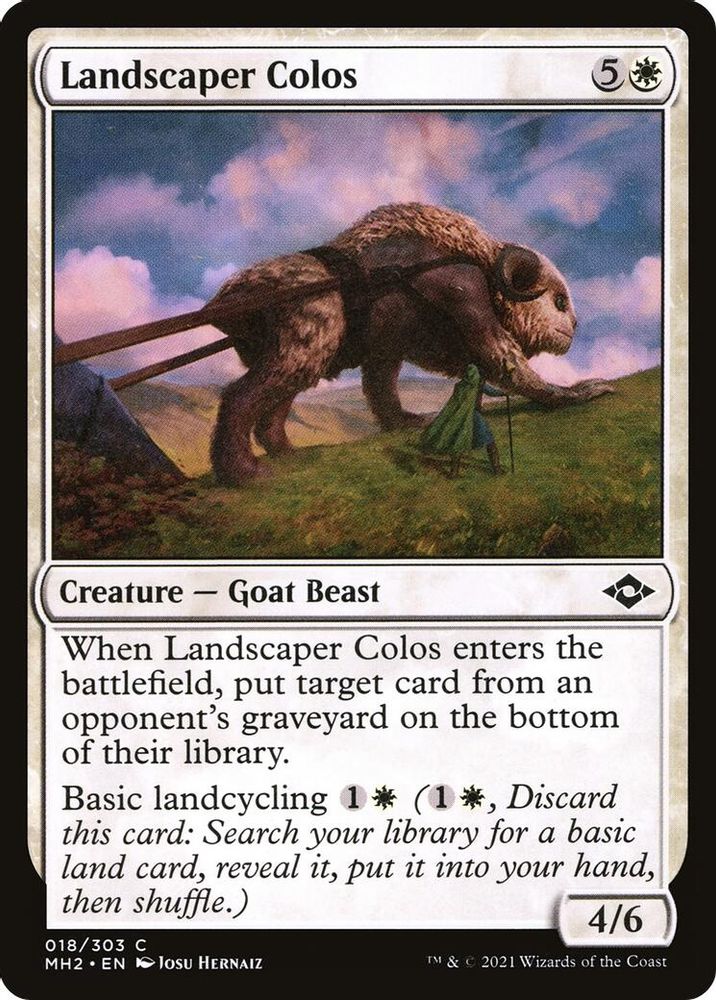 2021 Magic: The Gathering: Modern Horizons 2 (MH2) - Landscaper Colos (#18, Common) (, Near Mint)