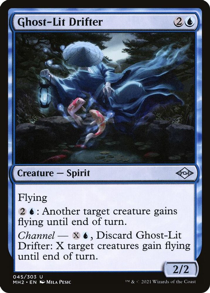 2021 Magic: The Gathering: Modern Horizons 2 (MH2) - Ghost Lit Drifter (#45, Uncommon) (, Near Mint)