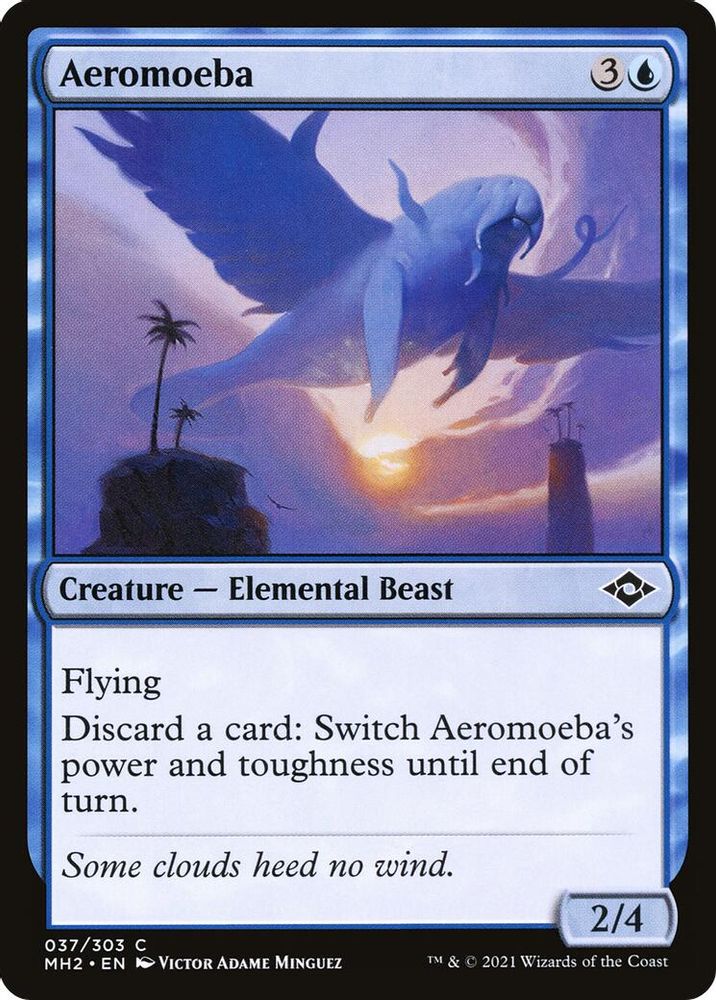 2021 Magic: The Gathering: Modern Horizons 2 (MH2) - Aeromoeba (#37, Common) (, Near Mint)