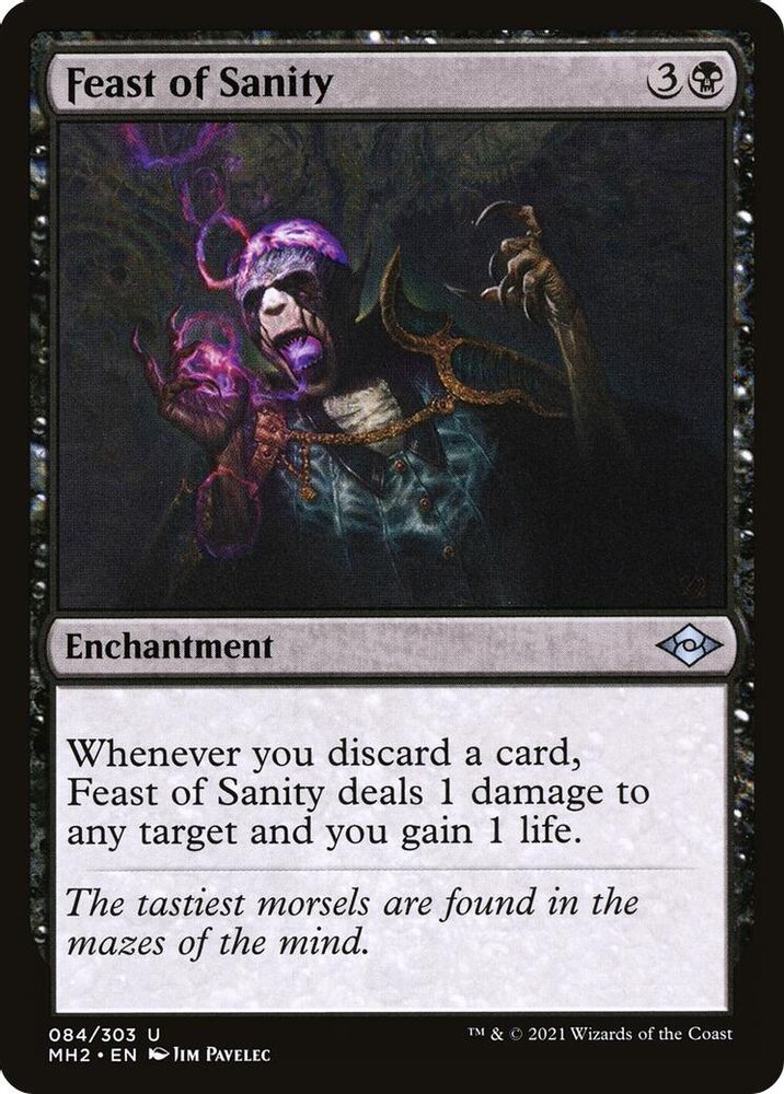 2021 Magic: The Gathering: Modern Horizons 2 (MH2) - Feast of Sanity (#84, Uncommon) (, Near Mint)