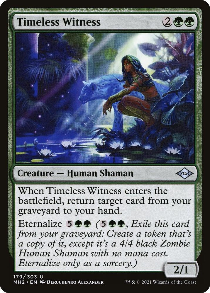 2021 Magic: The Gathering: Modern Horizons 2 (MH2) - Timeless Witness (#179, Uncommon) (Foil, Near Mint)