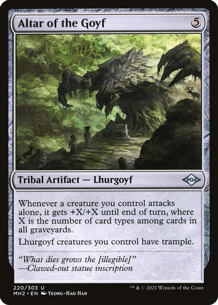 2021 Magic: The Gathering: Modern Horizons 2 (MH2) - Altar of the Goyf (#220, Uncommon) (, Near Mint)