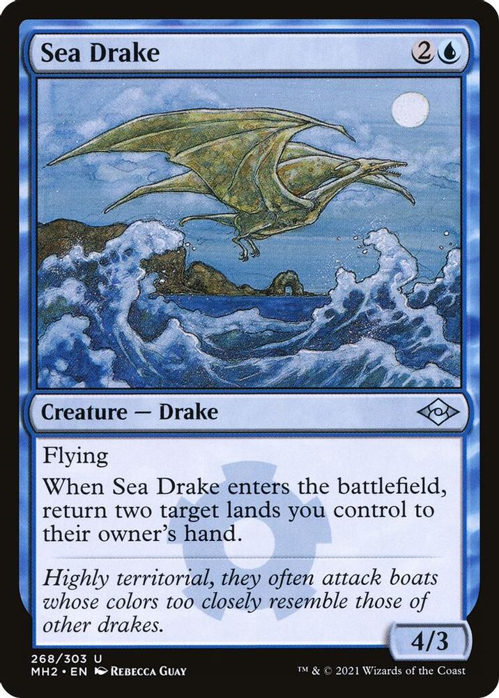2021 Magic: The Gathering: Modern Horizons 2 (MH2) - Sea Drake (#268, Uncommon) (, Near Mint)