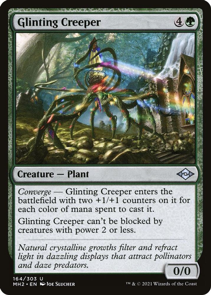 2021 Magic: The Gathering: Modern Horizons 2 (MH2) - Glinting Creeper (#164, Uncommon)