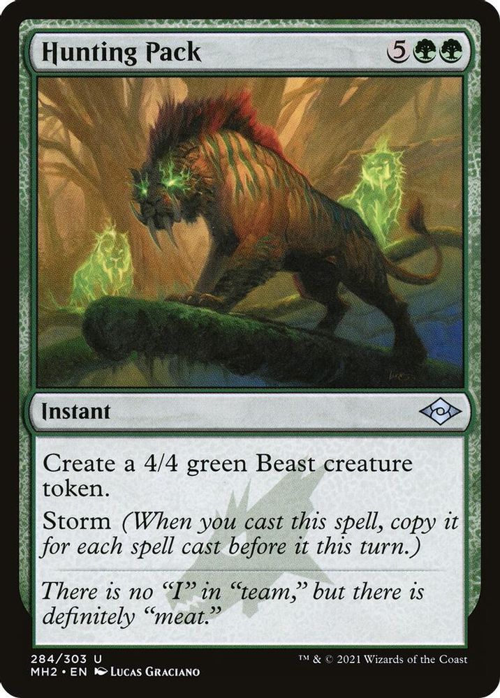 2021 Magic: The Gathering: Modern Horizons 2 (MH2) - Hunting Pack (#284, Uncommon) (, Near Mint)