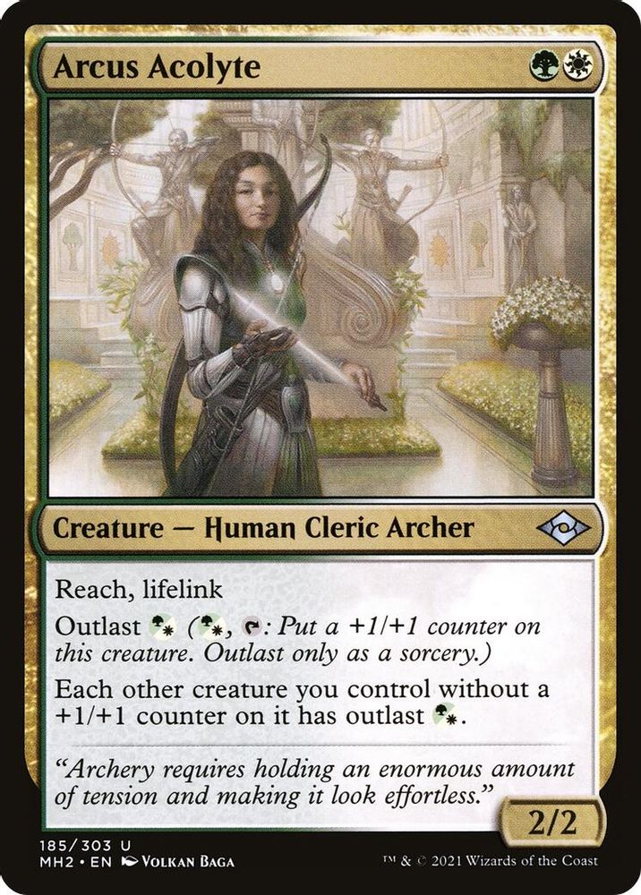 2021 Magic: The Gathering: Modern Horizons 2 (MH2) - Arcus Acolyte (#185, Uncommon) (, Near Mint)