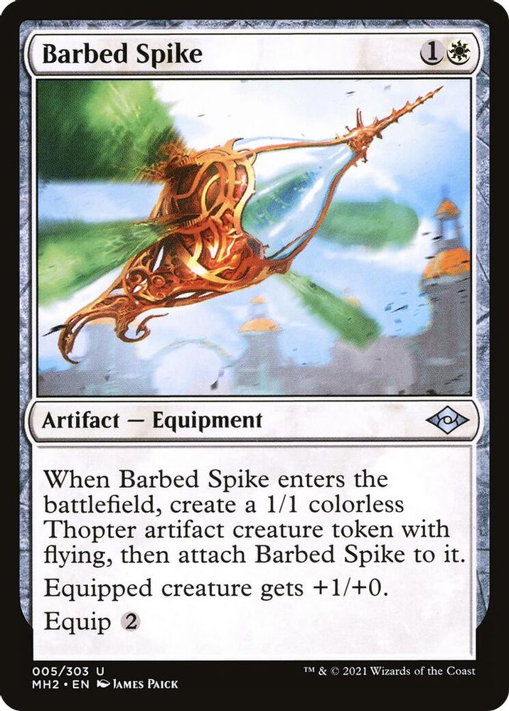 2021 Magic: The Gathering: Modern Horizons 2 (MH2) - Barbed Spike (#5, Uncommon) (, Near Mint)