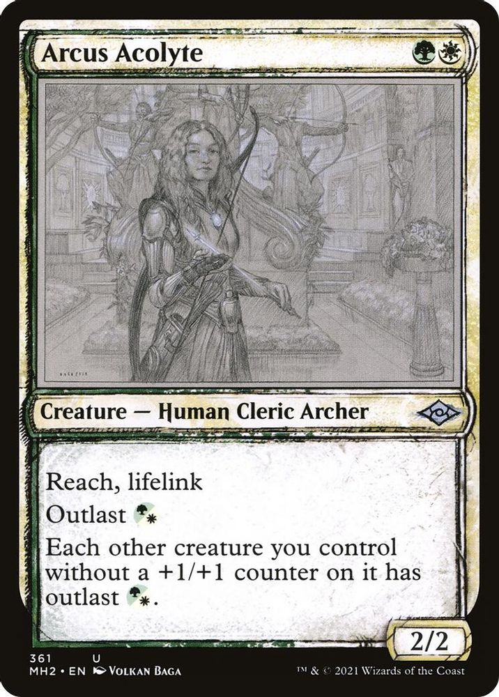 2021 Magic: The Gathering: Modern Horizons 2 (MH2) - Arcus Acolyte Showcase (#361, Uncommon) (, Near Mint)