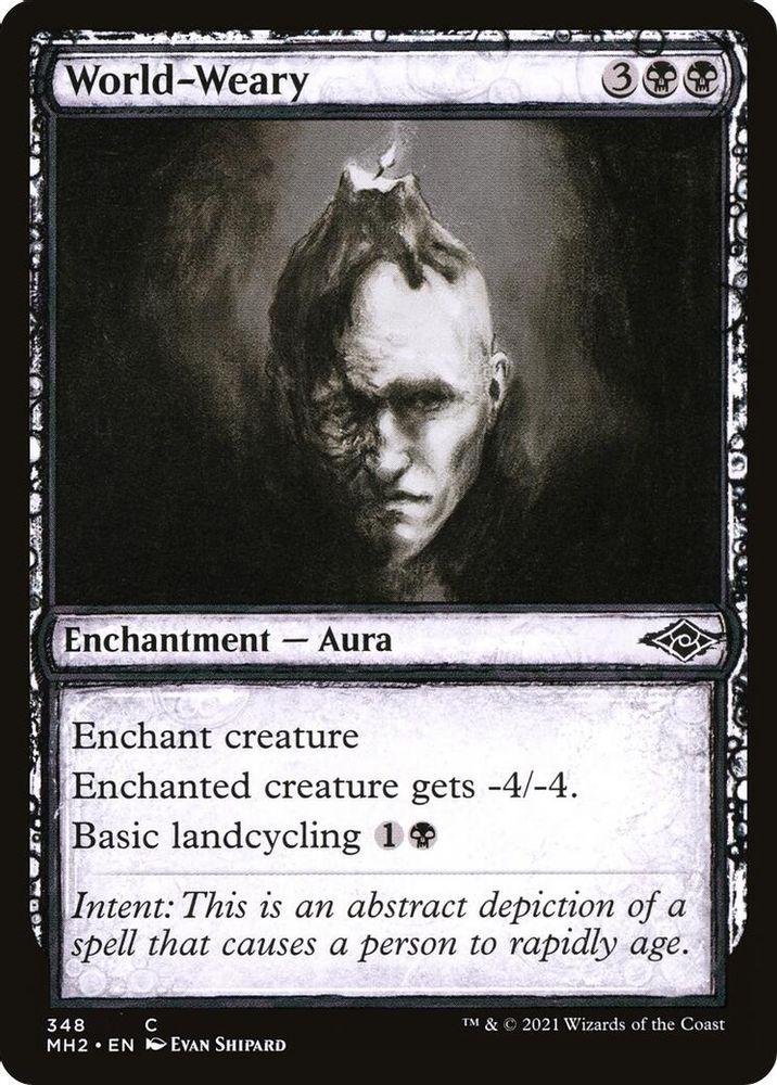2021 Magic: The Gathering: Modern Horizons 2 (MH2) - World Weary Showcase (#348, Common)