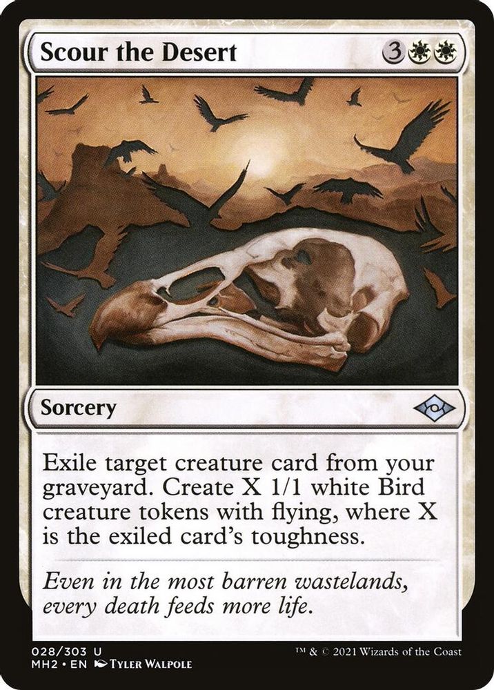 2021 Magic: The Gathering: Modern Horizons 2 (MH2) - Scour the Desert (#28, Uncommon) (, Near Mint)