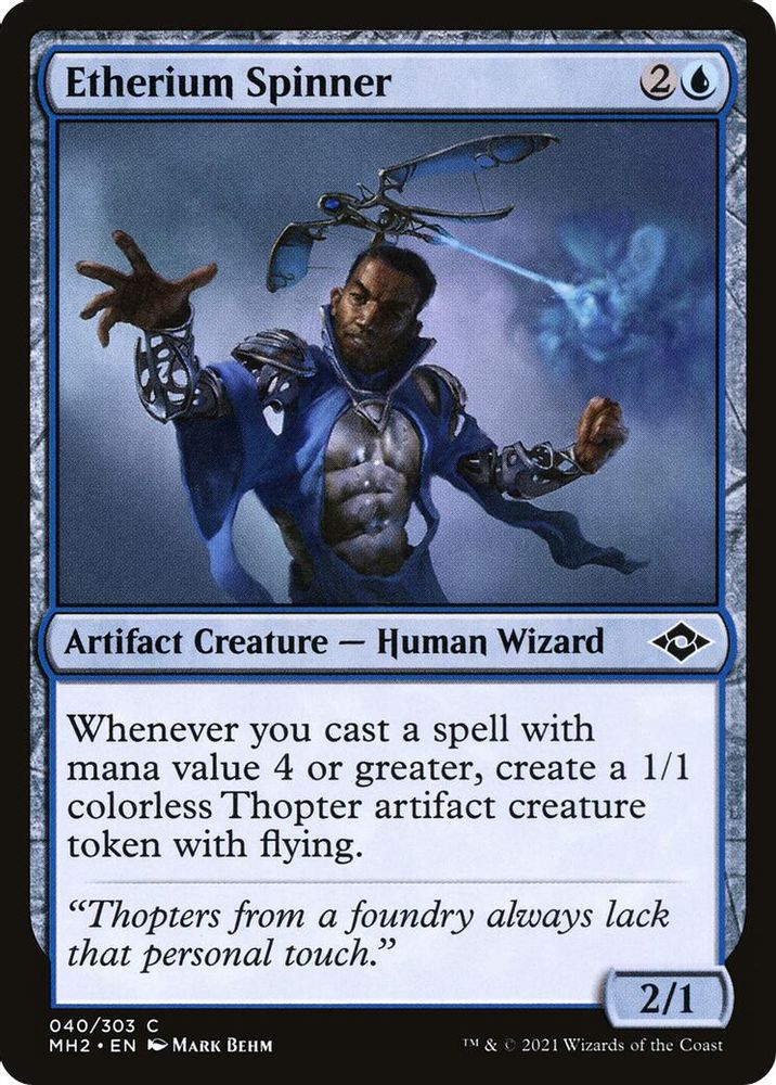 2021 Magic: The Gathering: Modern Horizons 2 (MH2) - Etherium Spinner (#40, Common)
