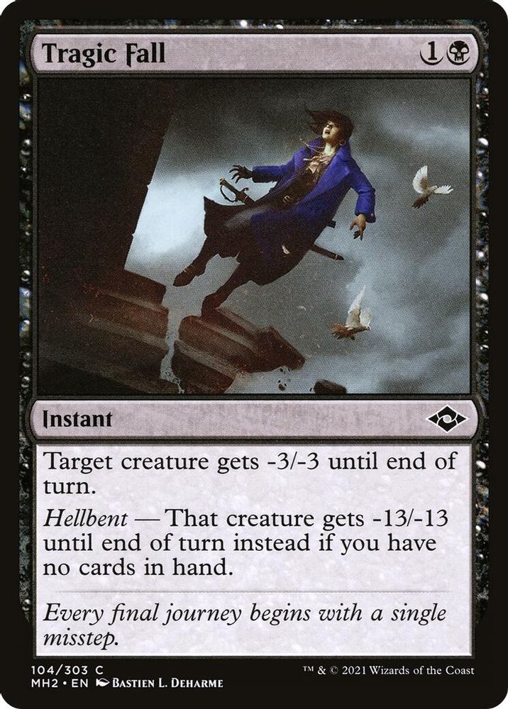 2021 Magic: The Gathering: Modern Horizons 2 (MH2) - Tragic Fall (#104, Common) (, Near Mint)