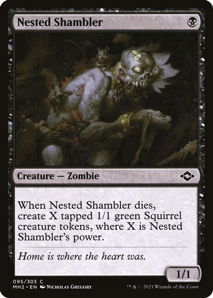 2021 Magic: The Gathering: Modern Horizons 2 (MH2) - Nested Shambler (#95, Common) (, Near Mint)