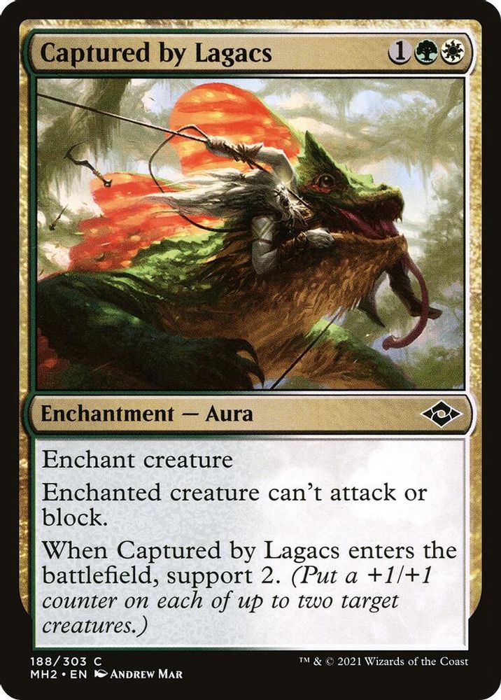 2021 Magic: The Gathering: Modern Horizons 2 (MH2) - Captured by Lagacs (#188, Common) (, Near Mint)