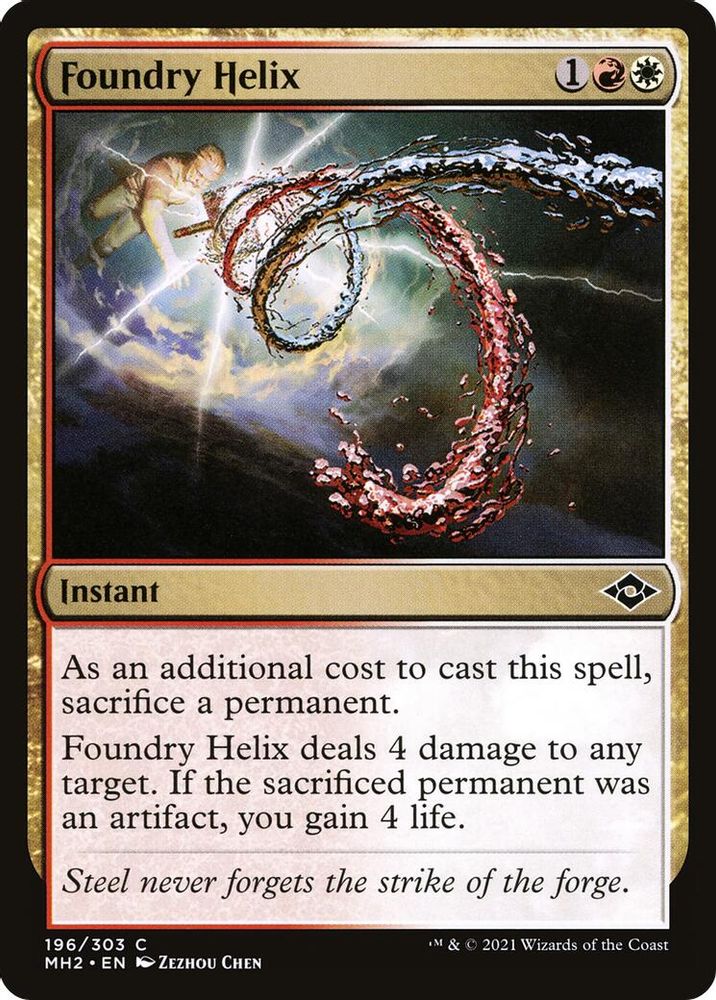 2021 Magic: The Gathering: Modern Horizons 2 (MH2) - Foundry Helix (#196, Common) (, Near Mint)